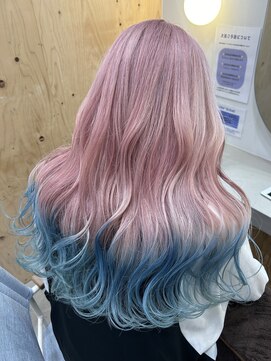 ワンバイワン(One×One) 【林】ペールピンク×ペールブルー