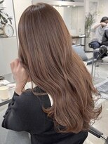 フォト 新宿三丁目(foto)&nbsp;ブリーチなしチェリーブラウン髪質改善イルミナカラー韓国/新宿