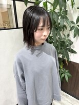 ベルヘアーデザイン 堺東(Belle hair Design)&nbsp;切りっぱなしボブ/ボブ/切りっぱなし/ブリーチなしカラー/堺東