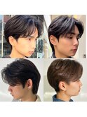 10代20代韓国シースルーマッシュ