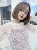 韓国ボブ　あごしたボブ　髪質改善　ベルボブ