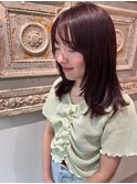 30代40代50代与野/イメチェン大人女性/ボルドーカラー