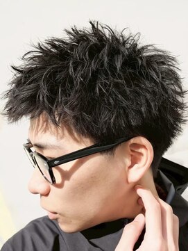 ビカムメンズヘアー 栄店(become men's hair) スパイキーパーマスパイキーショート栄