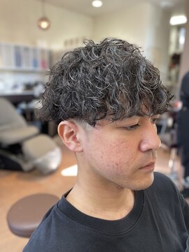 オリーブ 美容室 縦落ちミックスツイストスパイラルパーマ