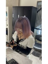 セレーネヘアー オオサカ 心斎橋店(Selene hair OSAKA)&nbsp;ピンク×ラベンダー