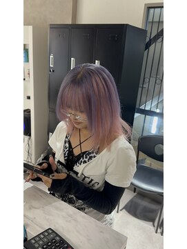 セレーネヘアー オオサカ 心斎橋店(Selene hair OSAKA) ピンク×ラベンダー
