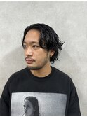 パーマ風癖毛メンズスタイル