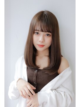 モルーア 錦糸町(Moruadh) 艶髪ナチュラルワンカールストレートミディ