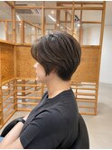 ［ショートヘア＋ベージュカラー＋40代＋千葉駅］