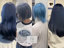【ブルー/青/ネイビー】透明感たっぷり♪メンズ人気も◎赤みを抑えた大人ブルージュカラー