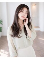 バグズ ヘアデザイン 桔梗が丘店(Baguz HAIR DESIGN) 韓国風くびれロングレイヤー×艶ショコラブラウン×大人モテヘア