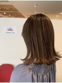 ハイライトカラー,ショコラベージュ,ブラウン【草加】