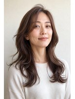 ベルス(bellus)&nbsp;大人のセミロングレイヤー×柔らかウェーブ