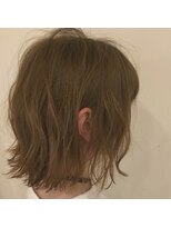 キャンバス バイ ネオリーブ 横浜西口(Canvas by neo.)&nbsp;抜け感シナモンベージュ × ぱっつんボブ