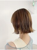 切りっぱなしハイライトボブ【add】/心斎橋&難波&堀江&新町