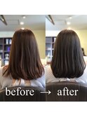 【ohana 表参道】ケラチントリートメント×大人のヴェールカラー