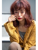 オースティン 錦糸町(AUSTIN) 大人かわいい前髪セシルカットココアブラウンフリンジウェーブ