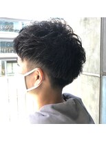 エヌドットバーバー ギンザ(N.BARBER GINZA)&nbsp;刈上げ/ニュアンスマッシュ/束感/パーマ【銀座】<理容室>