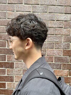 ニット 銀座(knit) メンズパーマ【knit 銀座　荒柄ノエル】