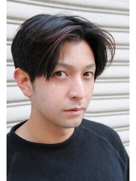 メンズフィール 南森町(MENS FEEL) かきあげナチュラルカール◇センターパート