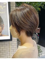 アイフィール アヴェダ 瑞江店(i feel AVEDA)&nbsp;【藤田】白髪が目立たないシークレットハイライト×大人ショート