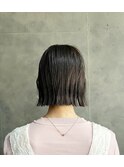 切りっぱなしボブ