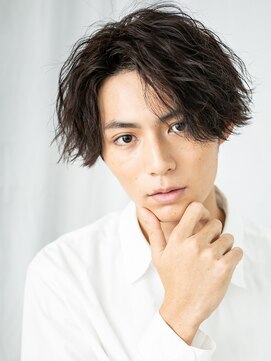 モッズヘアメン 札幌月寒店(mod's hair men) くせ毛風ツイスパソバージュでセクシーミディアム