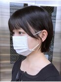 吉祥寺ボブ/切りっぱなしボブ/切りっぱなし/パラパラ質感