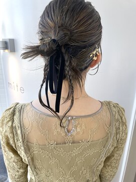 ミテ(mite) ヘアアレンジ/ヘアセット/結婚式セット/結婚式アレンジ