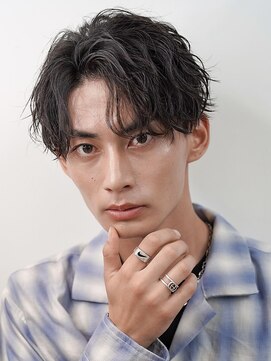 ゼロ 渋谷(XeRo) 【ウェーブセンター】前下がり　波巻きスパイラル