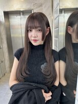 リリー(Lilley)&nbsp;松岡宏海スタイル/当日予約/天神韓国/チョコレート/前髪カット