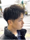 緩ツイスパアップバング