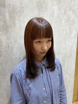 フィゼル あべのルシアス店(Aujua fizelle) 夏のオレンジカラー