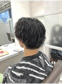 刈り上げないバックシルエット