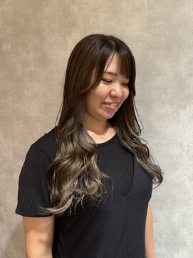 ヘアースペースブルームエア HAIR SPACE BLOOM Ea インナーカラー/グレージュカラー