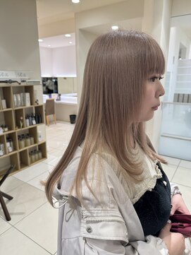 マージュ ギンザ(marju GINZA) ☆ブリーチカラー ミルクティーグレージュ