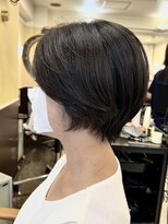 アントワープトーキョー(antwerp TOKYO)&nbsp;40代50代大人丸みショート根元パーマ髪質改善白髪染めハイライト