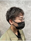 ナチュラルパーマ ツーブロック メンズカット/葛西メンズ