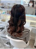 お呼ばれ 推し活 ハーフツイン