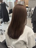 マーシュ 梅田(marshu)&nbsp;［ブリーチなしダブルカラー］chocolat brown°○