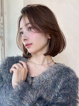 ウシワカマル ミライ(USHIWAKAMARU MIRAI) 顔周りレイヤーボブ♪ビターショコラ