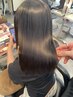 【ダメージレスで柔らかい☆】カット+美髪縮毛矯正＋最高級髪質改善TR￥22000