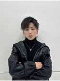 ハイライトカラーミルクティーベージュレイヤーカット