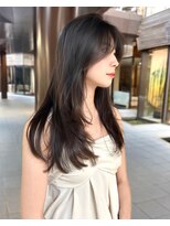 シティ(CITY) 韓国風レイヤーカット 顔周りカット ロングレイヤーカット