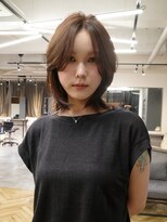 ジアン テラス(GIEN TERRASSE)&nbsp;レイヤーボブブラウンカラーニュアンスレイヤー/岸本理希