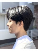 【白石】センターパートメンズカット学割原宿U2410代20代