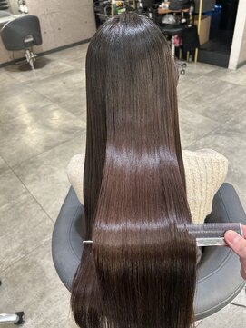 ノエ 心斎橋(Noe) 黒髪カタログ/クラゲヘアー/オリーブグレー