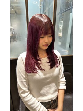 【lolonois森ノ宮】ラベンダーレッド×ふわふわレイヤー