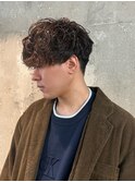 ルーズパーマ メンズパーマ 新宿 メンズカット