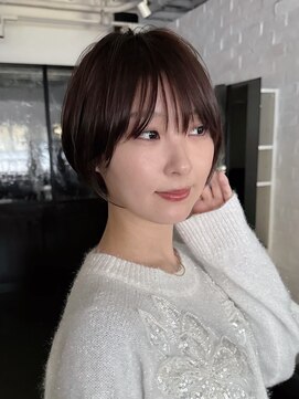 アビー(ABBEY) ショートショートボブショートヘア大人ショート耳掛けショート